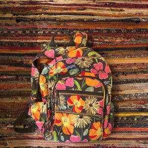 Vera Bradley Jazzy Bloom bookbag